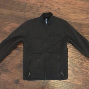 New George black fleece jacket size small